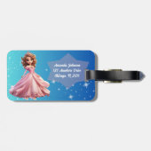 Prinses Bagagesticker Bagagelabel (Achterkant horizontaal)