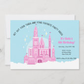 Prinses Bal Verjaardagsfeestuitnodiging Kaart (Voorkant)