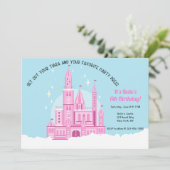 Prinses Bal Verjaardagsfeestuitnodiging Kaart (Staand voorkant)