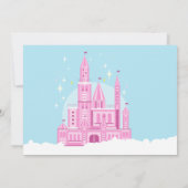 Prinses Bal Verjaardagsfeestuitnodiging Kaart (Achterkant)