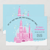 Prinses Bal Verjaardagsfeestuitnodiging Kaart (Voorkant / Achterkant)