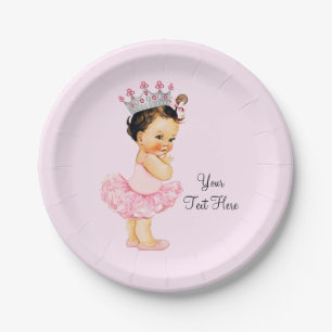  prinses Ballerina Tutu Baby shower Papieren Bordje