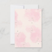 Prinses Ballerina Verjaardag Bedankkaart (Achterkant)