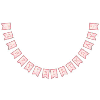 Prinses Ballerina Verjaardagsfeestbanner Vlaggetjes