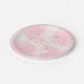 Prinses Ballerina Verjaardagspapier Party Borden Papieren Bordje (Gekanteld)