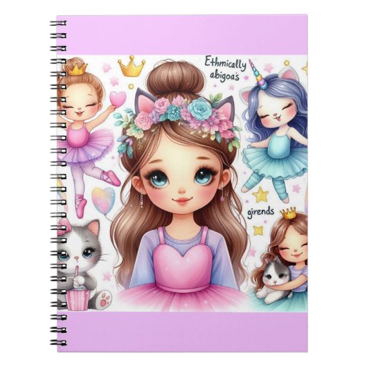 Prinses Ballet Dromen Notitieboek (Voorkant)