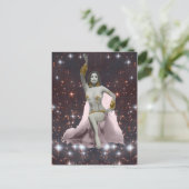 Prinses Banu, kosmische buikdanseres Briefkaart (Staand voorkant)