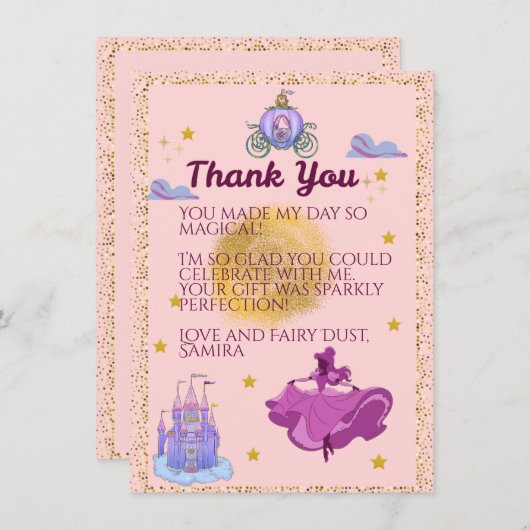 Prinses bedankt (Voorkant / Achterkant)