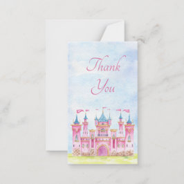 Prinses bedankt notitiekaartje