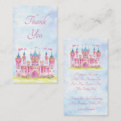 Prinses bedankt notitiekaartje (Voorkant / Achterkant)