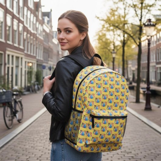 Prinses bedrukte rugzak