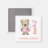 Prinses Beer 1st Birthday Magneet (Voorkant / Achterkant)
