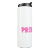 Prinses belettering thermosbeker (Gedraaid links)