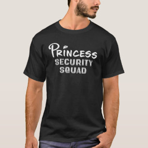 Prinses Beveiliging Squad Verjaardag Halloween Fee T-shirt