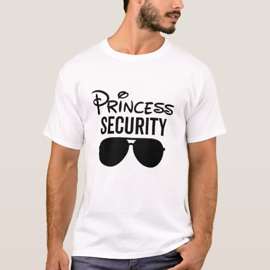 Prinses Beveiliging T-shirt (Voorkant)