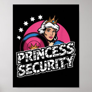 Prinses Beveiliging Verjaardag Papa & Kamp; Mam Jo Poster