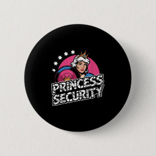 Prinses Beveiliging Verjaardag Papa & Kamp; Mam Jo Ronde Button 5,7 Cm