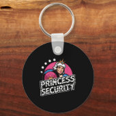 Prinses Beveiliging Verjaardag Papa & Kamp; Mam Jo Sleutelhanger (Voorkant)