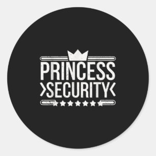  prinses Beveiligingsjongens Broer Verjaardag Da Ronde Sticker