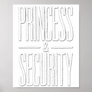 prinses beveiligingsteam vader & amp; moeder fami poster