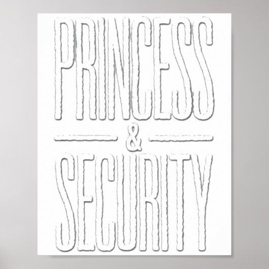 prinses beveiligingsteam vader & amp; moeder fami poster (Voorkant)