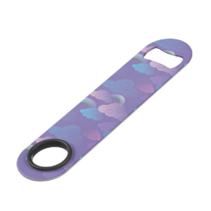 Prinses Bewolkte Hemel Paarse Blauwe Wolken Eenhoo Speed Flessenopener