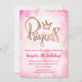  prinses Birthday Kaart (Voorkant)