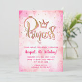  prinses Birthday Kaart (Staand voorkant)