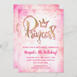  prinses Birthday Kaart