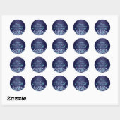 Prinses Blue Rose Sweet 16 Envelope Sticker (Vel)