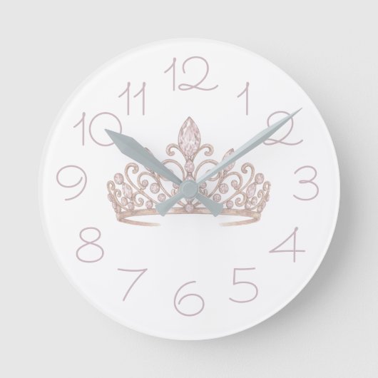 Prinses Blush Roze Klok (Voorkant)