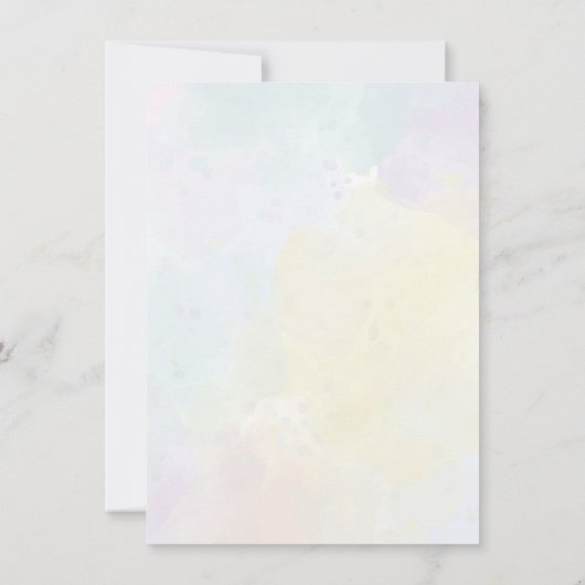 Prinses Bohemian Verjaardagsfeest Kaart (Achterkant)