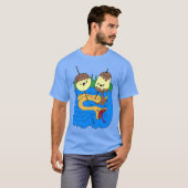 Prinses Bubblegum MarcelineS Rock Band grappig T-shirt (Voorkant volledig)