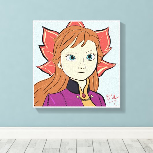 Prinses Canvas Muur Kunst (Insitu (Houten vloer))