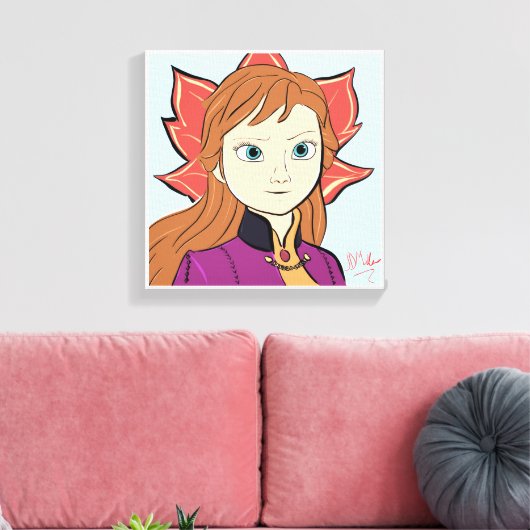 Prinses Canvas Muur Kunst (Insitu (Woonkamer))