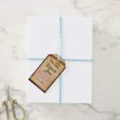Prinses Carriage Favor Tag Cadeaulabel (Met Touw)
