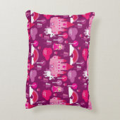 prinses castle en unicorn regenboog accent kussen (Achterkant (Verticaal))