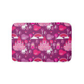 prinses castle en unicorn regenboog badmat (Voorkant)