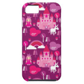 prinses castle en unicorn regenboog Case-Mate iPhone case (Achterkant)