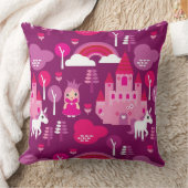 prinses castle en unicorn regenboog kussen (Deken)