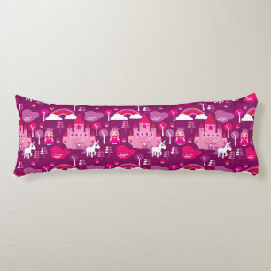prinses castle en unicorn regenboog lichaamskussen
