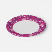 prinses castle en unicorn regenboog papieren bordje (Gekanteld)