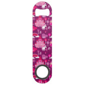 prinses castle en unicorn regenboog speed flessenopener (Voorkant)