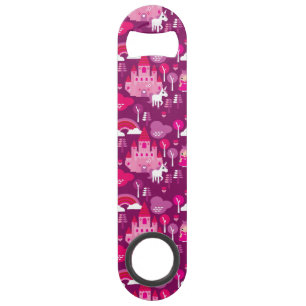 prinses castle en unicorn regenboog speed flessenopener