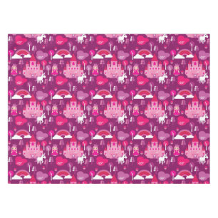 prinses castle en unicorn regenboog tafelkleed