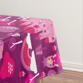 prinses castle en unicorn regenboog tafelkleed (Voorbeeld)