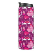 prinses castle en unicorn regenboog thermosbeker (Geroteerd rechts)