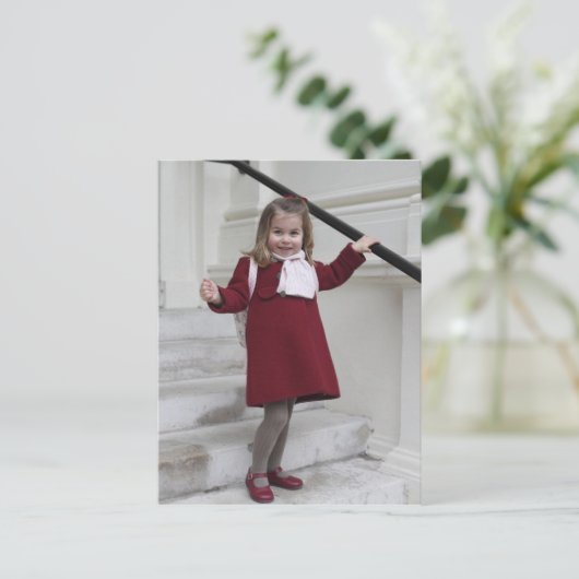 Prinses Charlotte Briefkaart (Staand voorkant)