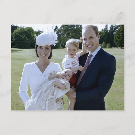 Prinses Charlotte christening juli 2015 gestileerd Briefkaart (Voorkant)