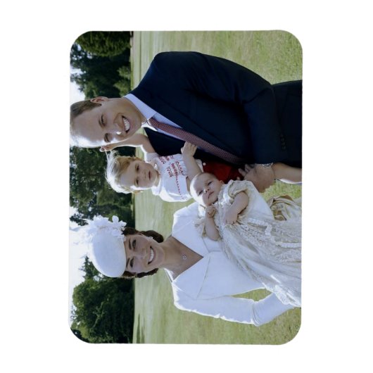 Prinses Charlotte christening juli 2015 gestileerd Magneet (Verticaal)